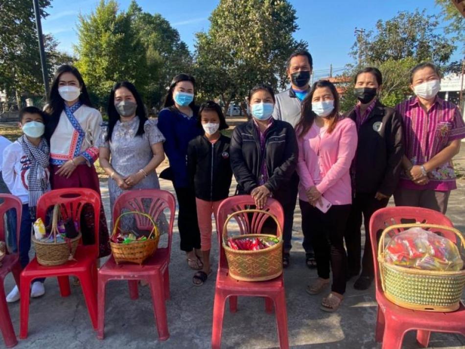  พิธีทำบุญตักบาตรวันขึ้นปีใหม่ประจำปี ๒๕๖๕